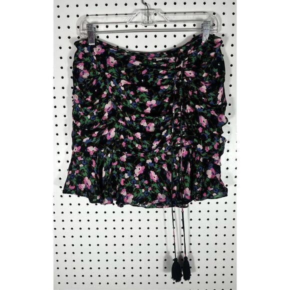 Veronica Beard ruched silk mini skirt size 10 - Picture 1 of 6